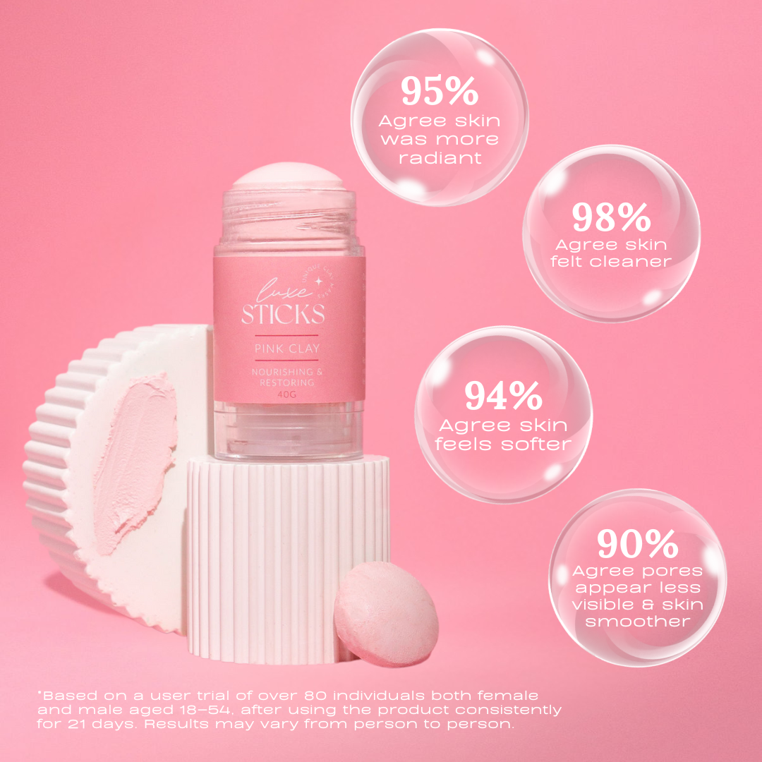 Pink Mineral Clay Stick