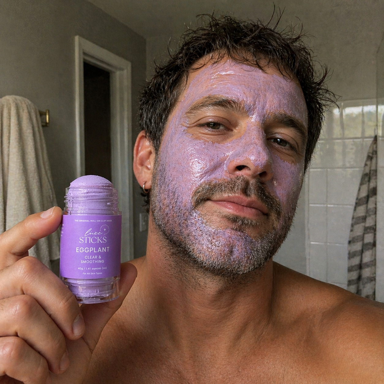 Eggplant Clay Stick