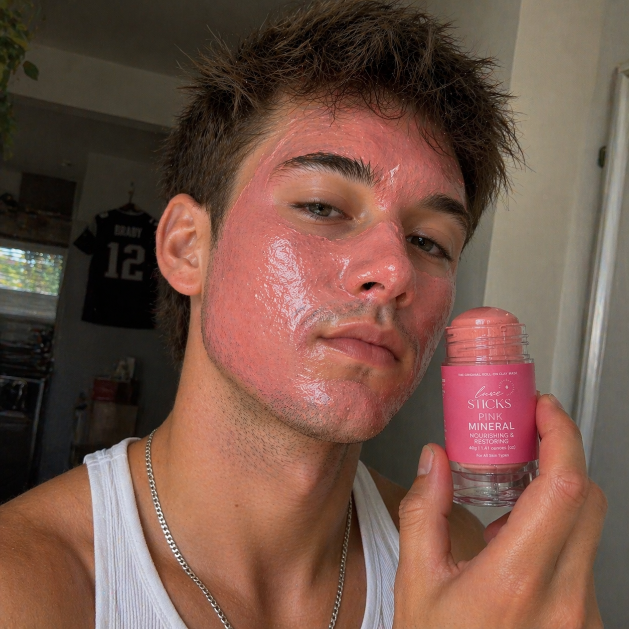 Pink Mineral Clay Stick