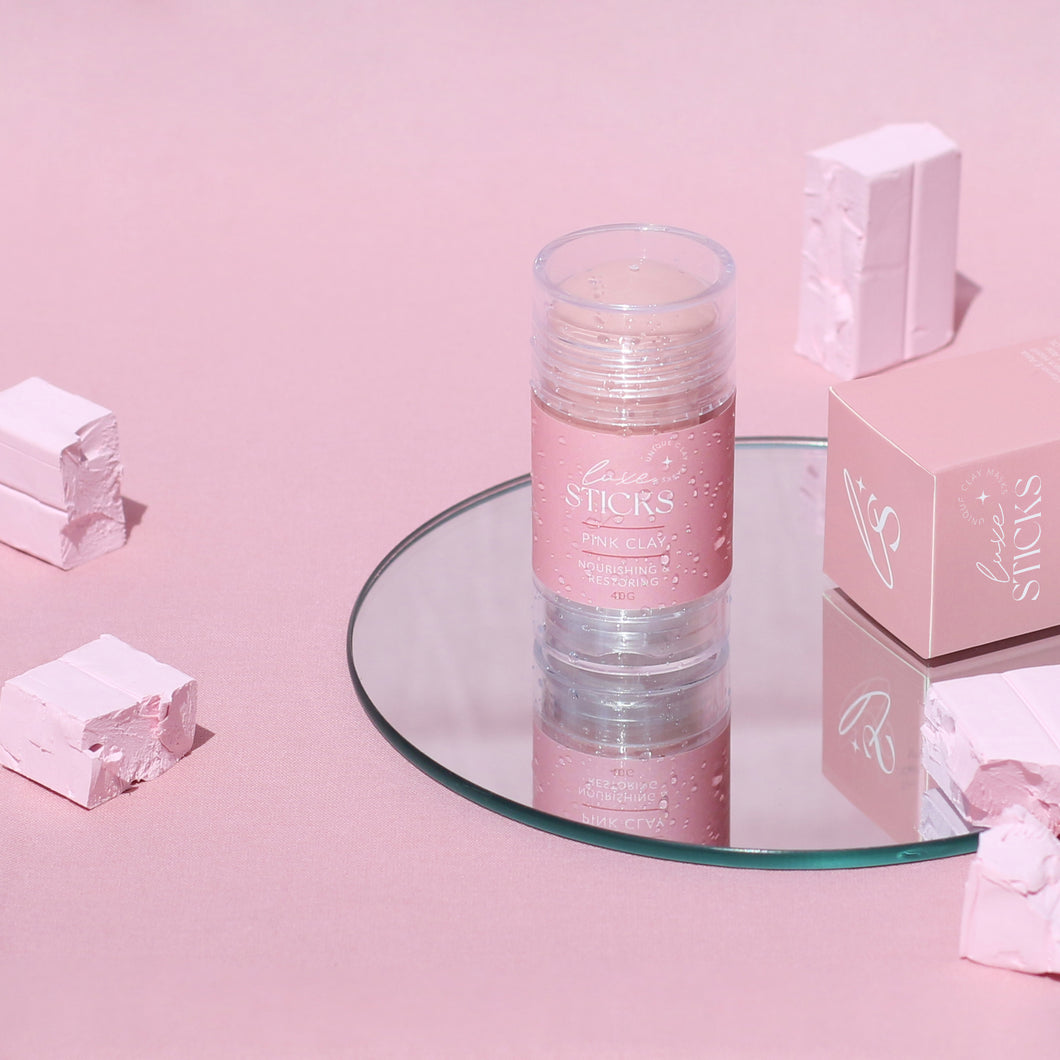 Pink Mineral Clay Stick